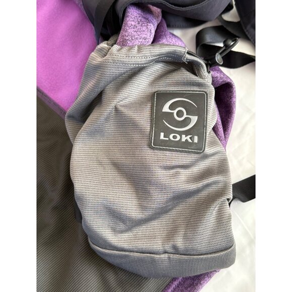 Loki Gear Women's Full Zip Hoodie Jacket Stealth Cuff in Heathered Purple - Picture 11 of 16